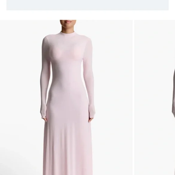 Naked Wardrobe Baby Pink Open Back Maxi Dress | NWT | Size M 💗 - Picture 1 of 7